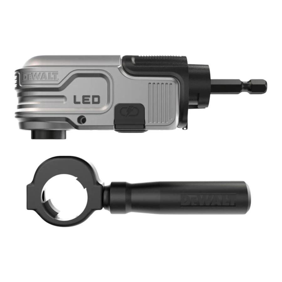 Adaptador Ángulo Iluminado DeWalt DWALRAFT Modular Gris