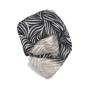 Pañuelo Mujer Nicole Studio 90x180 Cm Negro/Gris