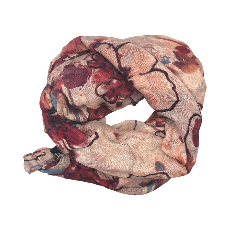 Pañuelo Mujer Nicole Studio 90x180 Cm Rojo/Rosado