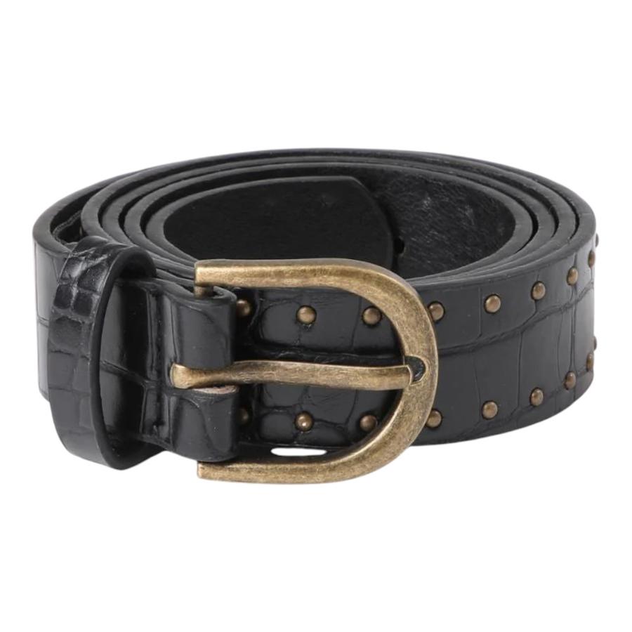 Cinturón Ecocuero Humana Dots Tachas Negro