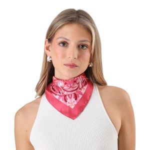 Set Bandana Aros Humana Naim Poliéster Rojo