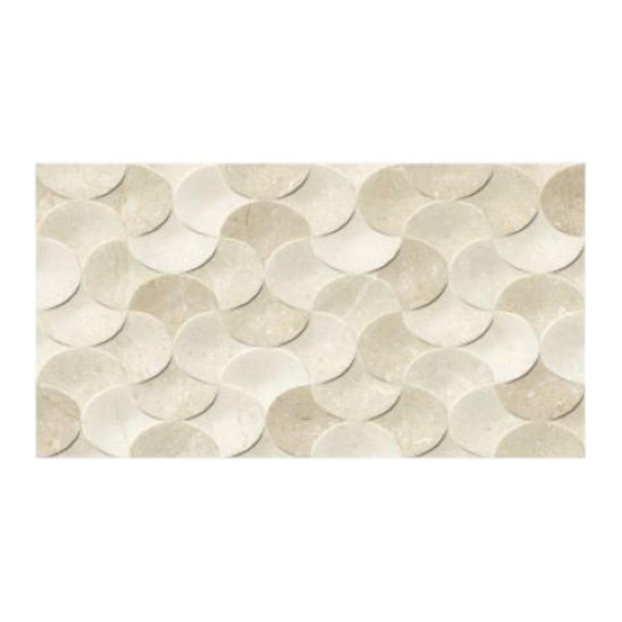 Cerámica Lyrio Bege Deco Globo Ceramicas 33X59 2.3 M2