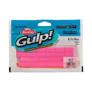 Carnada Artificial Gulp Berkley Tira Rosado