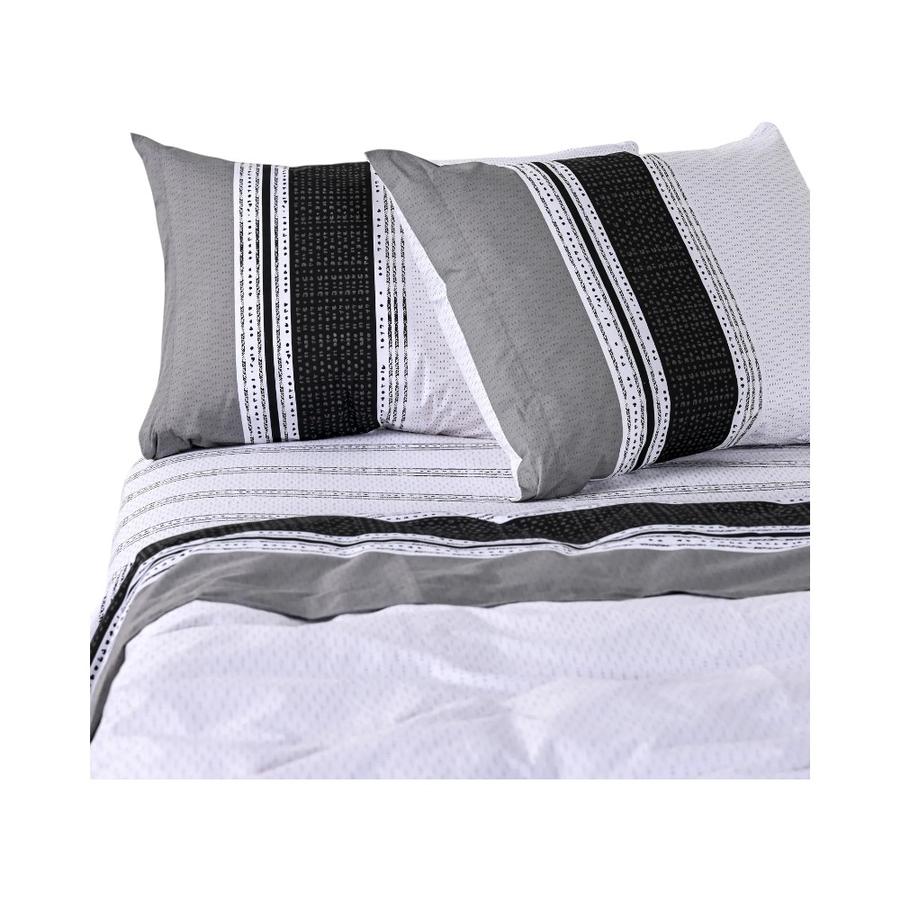 Juego De Sabanas Cannon Fawn 200 Hilos King Gris