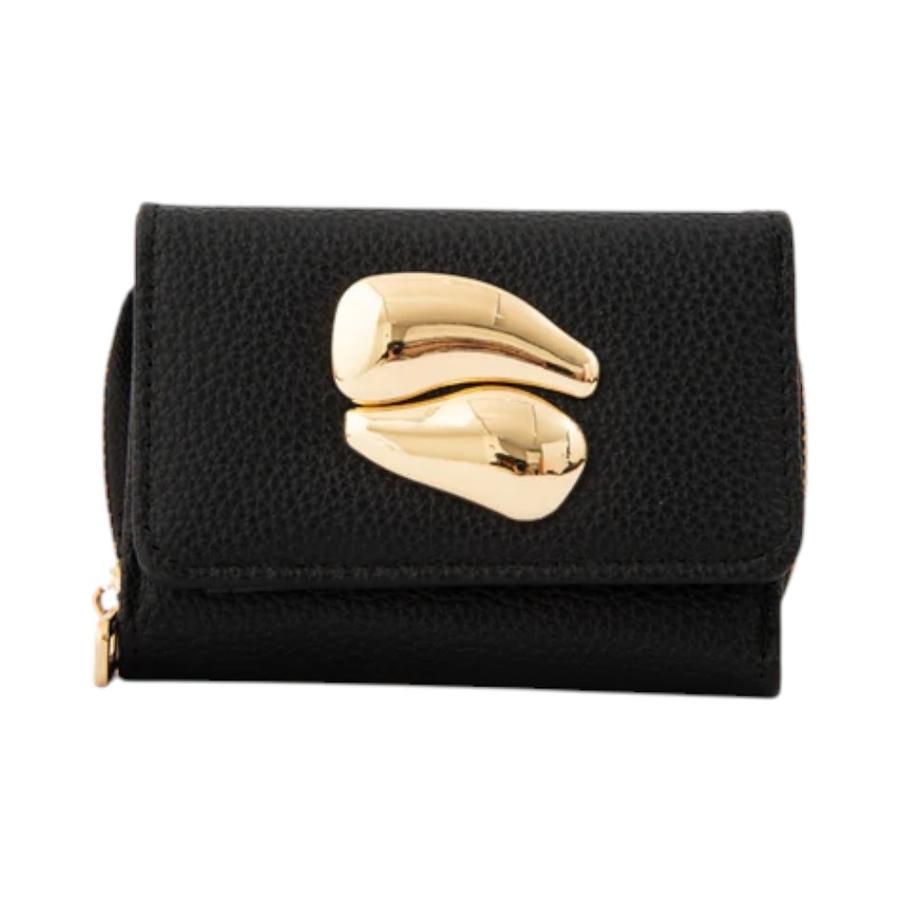 Billetera Pequeña Mujer Amphora Lizet Negro