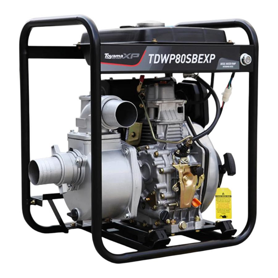 Motobomba Diesel 3X3 Partida Electrica 7.0 HP