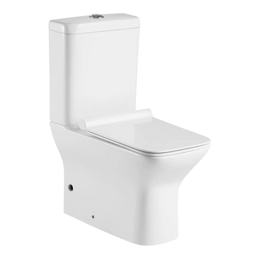 WC Acros Plus Descarga A Piso Blanco