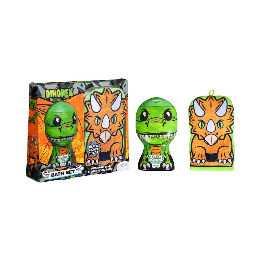 Guante + Shampoo Dinorex