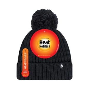 Gorro Pom Pom Heat Holders Arden Negro