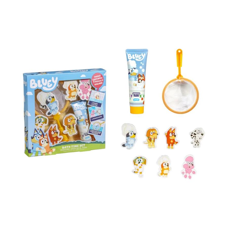 Set de Baño Bluey Shampoo 3 en 1 + Juego