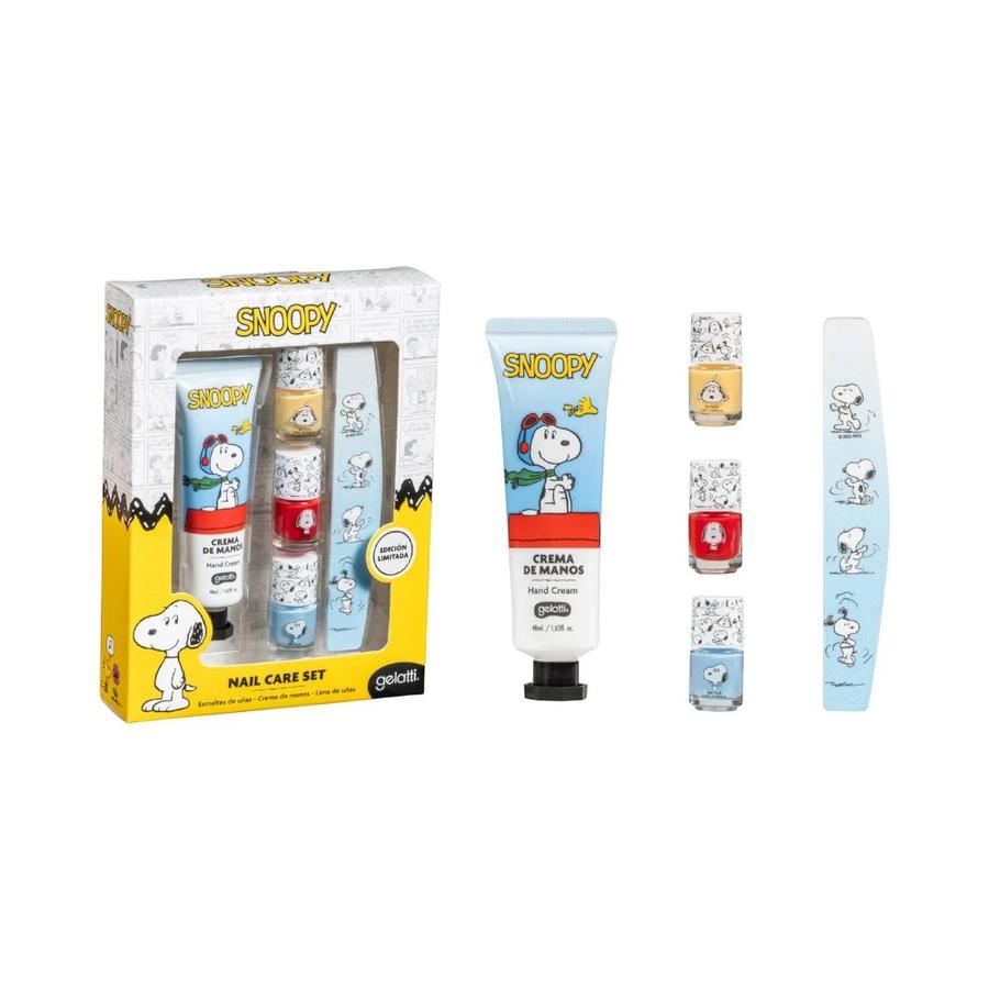 Set Esmaltes + Crema + Lima Snoopy