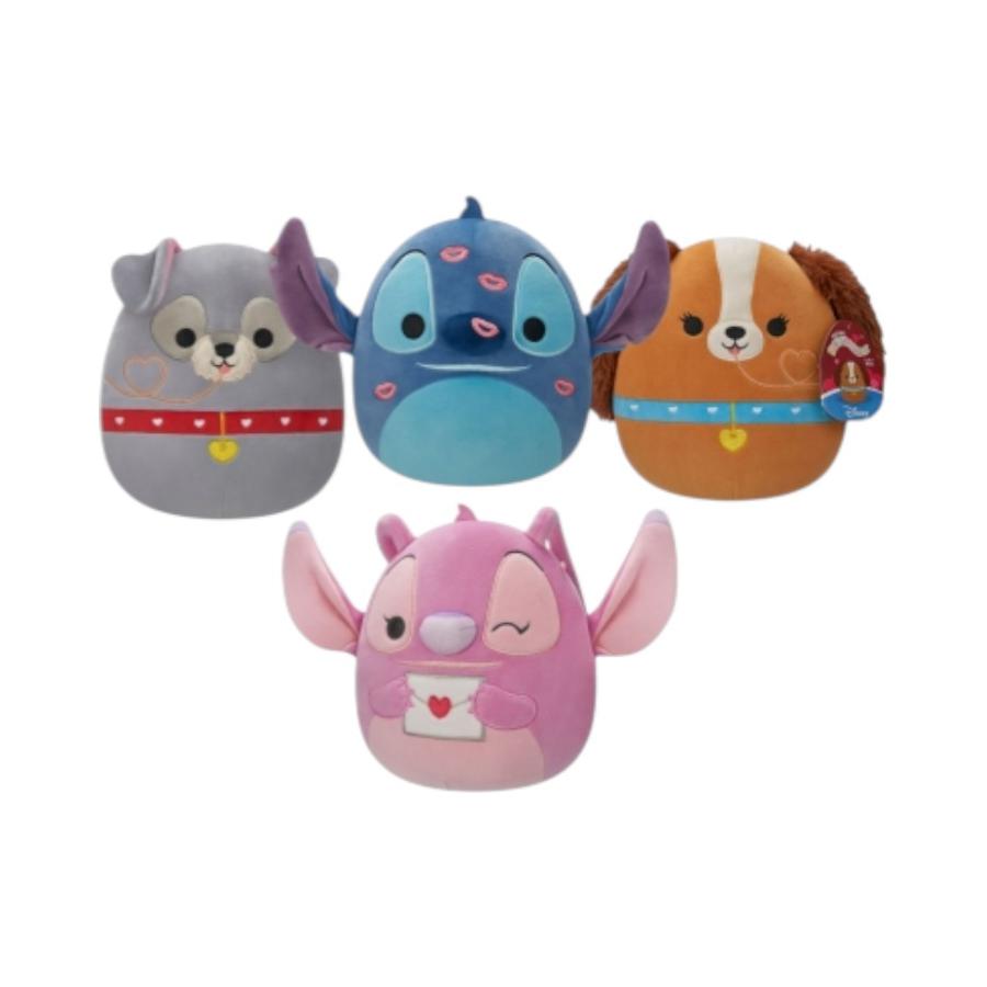 Peluche Squishmallows San Valentín Disney 20cm Coleccionable