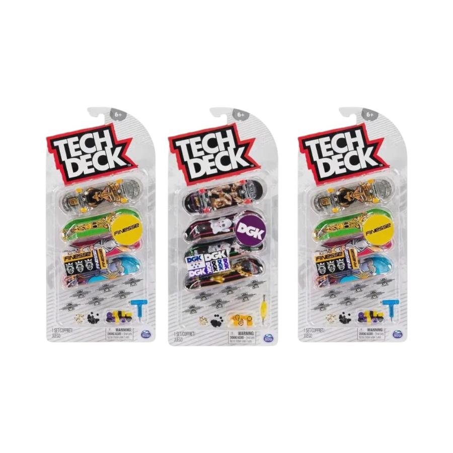 Juguete Tech Deck Skate Dedos Pack 4 Mini Skates