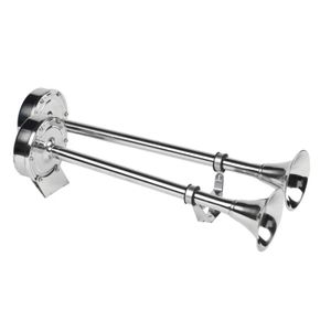 Bocina Doble Inoxidable