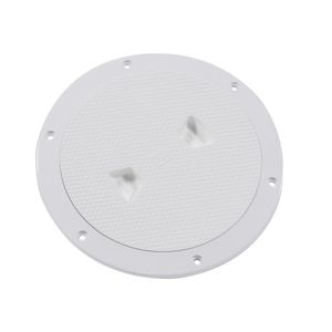 Tapa Registro 6" Blanca 206mm Diametro Ext