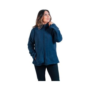 Polar Liso Mujer Coralie FullZip Azul