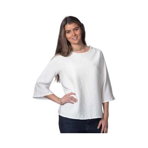 Blusa Mujer Bannana Club Escote Redondo Blanco