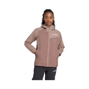 Chaqueta Impermeable Mujer Terrex Multi 2L  Adidas Café