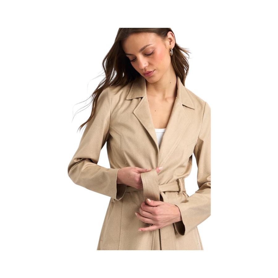 Tapado Liso Mujer Io 15420225003 Beige