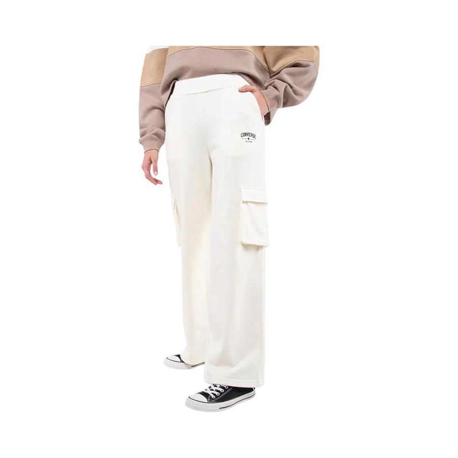 Pantalón Buzo All Star Mujer Converse Blanco