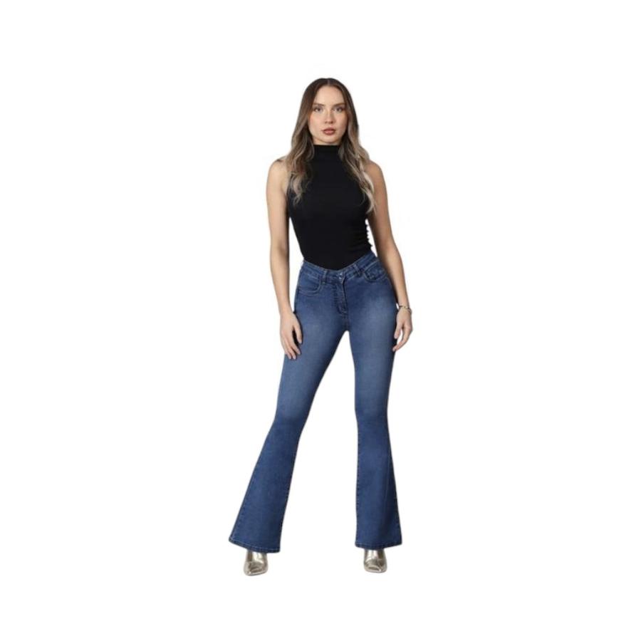 Jeans Flare Mujer Mohicano 4044 Denim