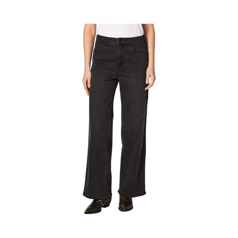 Jeans Baggy Wide Leg Mujer Wrangler Black
