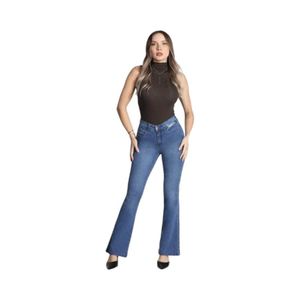 Jeans Corte Flare Mujer Mohicano 4008 Denim