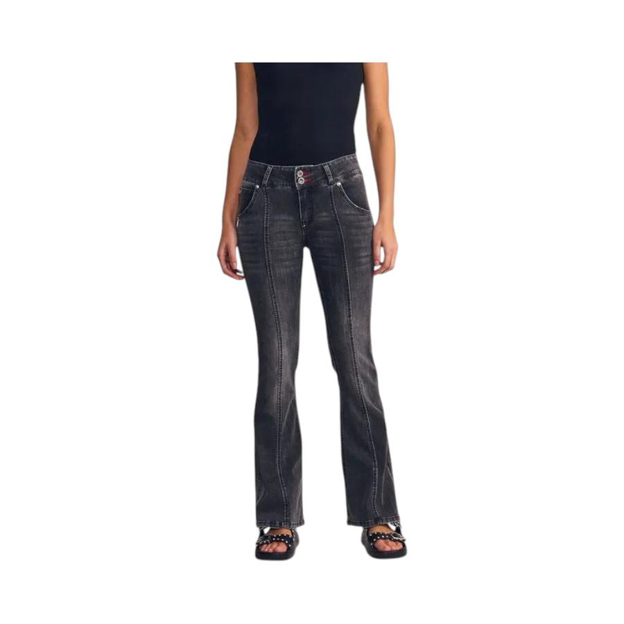 Jeans Tiro Bajo  Mujer Ellus AF049027 Gris