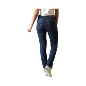 Jeans Regular Straight Fit Mujer Wrangler Vintage Azul