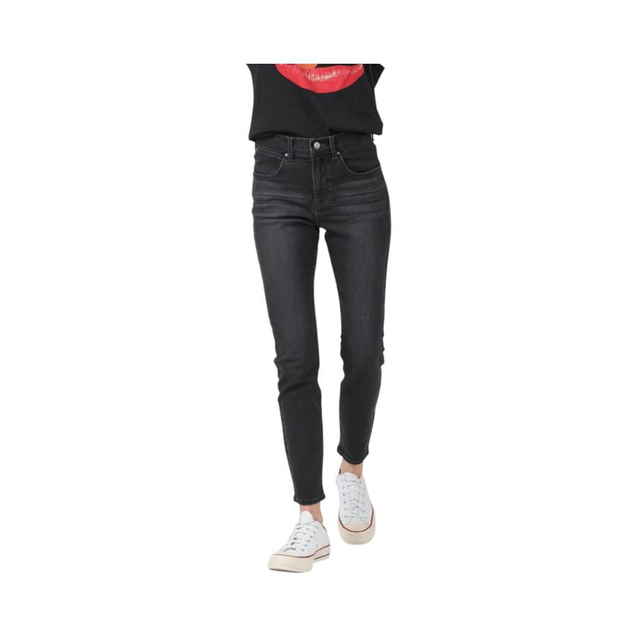 Jeans Tiro Alto Skinny Mujer Wrangler Regular Gris
