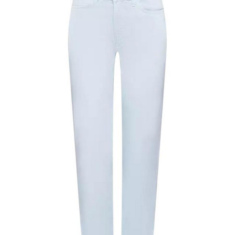 Pantalones Básico Liso Mujer Esprit Mom Fit Azul