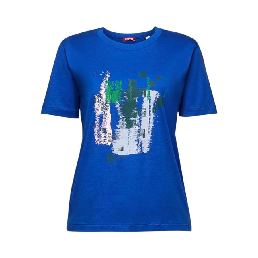 Polera Manga Corta Mujer Esprit 034EE1K337 Azul
