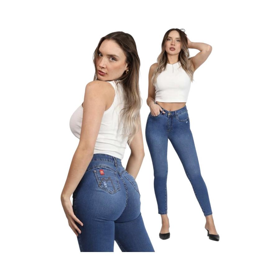 Jeans Push Up Mujer Mohicano 4007-00 Denim