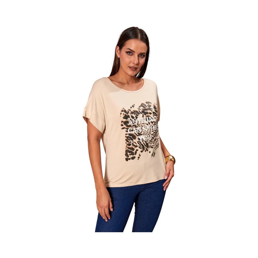 Polera Camille Mujer Give L56320 Beige