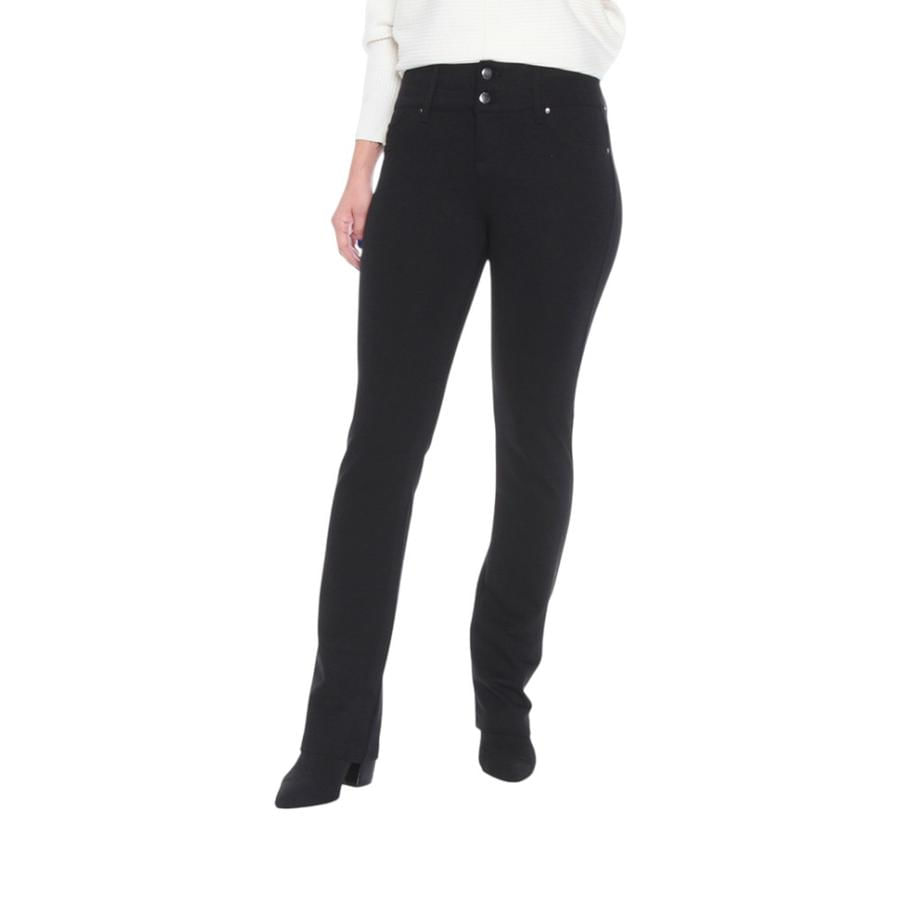 Calza Ponte Recto Pretina 2 btns Mujer Wados HPDR3059M Negro