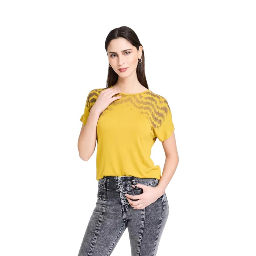 Polera Holgada Viscosa Mujer JJO 602POJOV26-202 Amarillo
