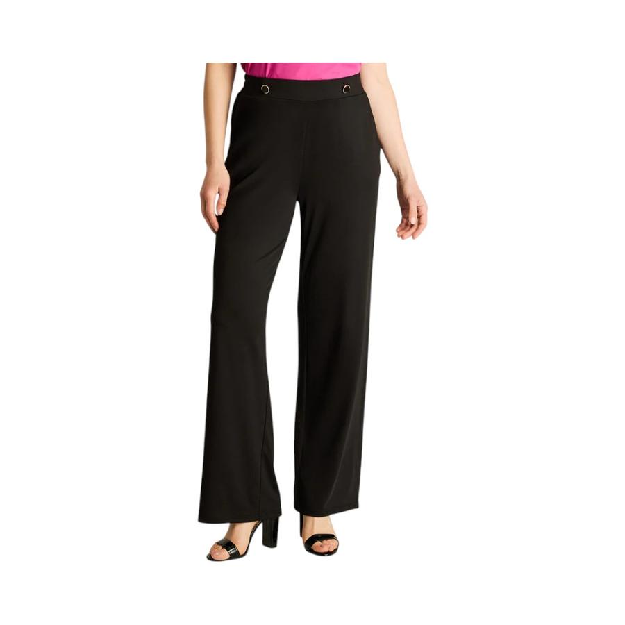 Pantalón Palazzo Casual Mujer Lorenzo Di Pontti Negro