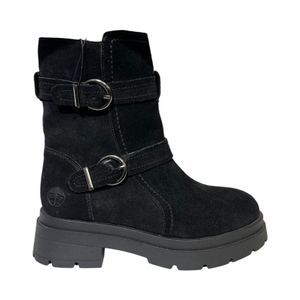 Bota Mujer Steem Land Olves Cuero Negro