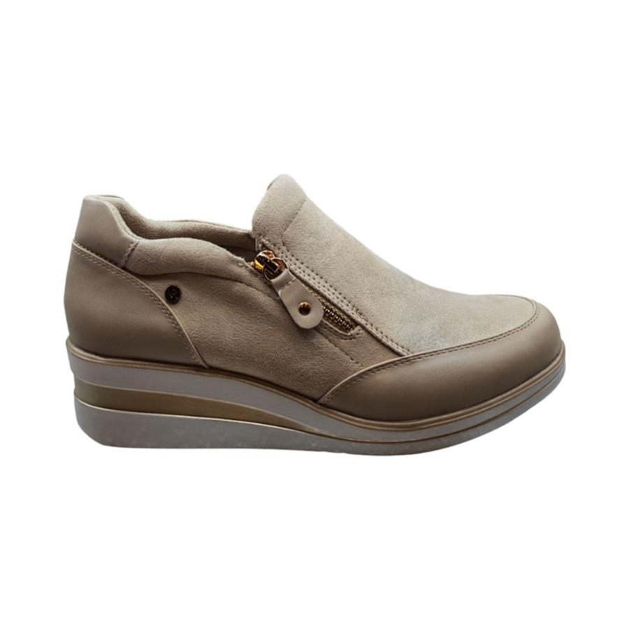 Mocasines Casual Mujer Via Rosmini Primule Beige