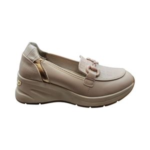 Mocasines Casual Mujer Via Rosmini Luterna Beige