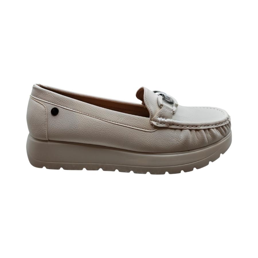 Mocasines Casual Mujer Via Rosmini Altea Blanco