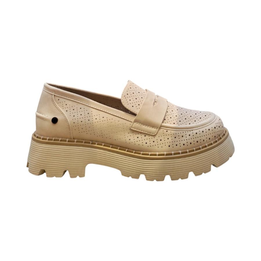 Mocasines Casual Mujer Via Rosmini Nazza Blanco
