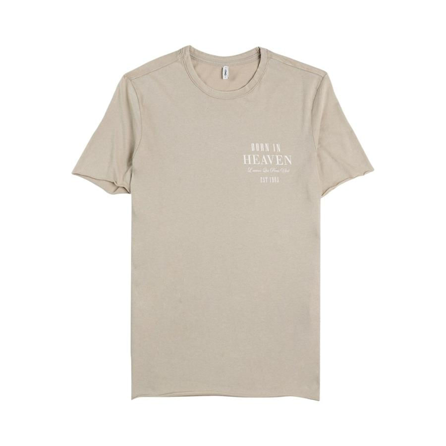 Polera Algodón Orgánico Mujer Only ONLLucy Life Beige