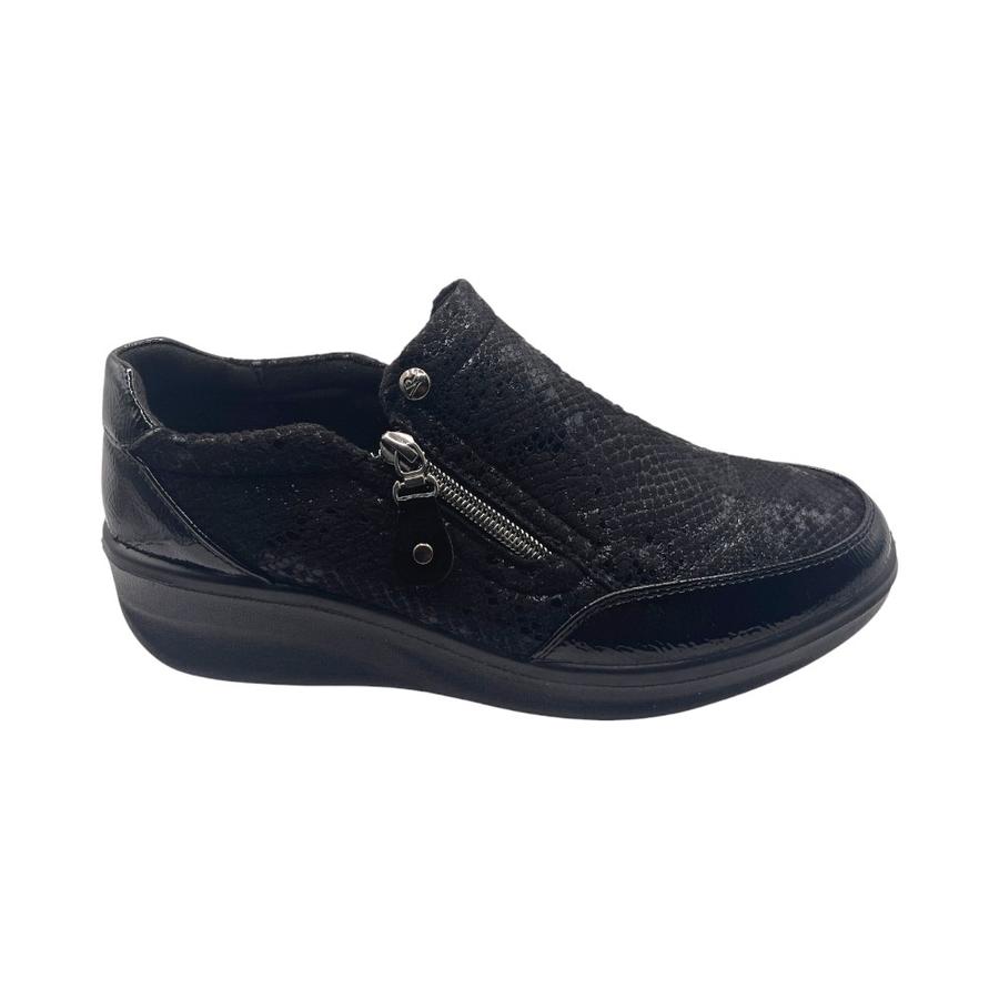 Zapato Casual Mujer Via Rosmini Cascia Negro
