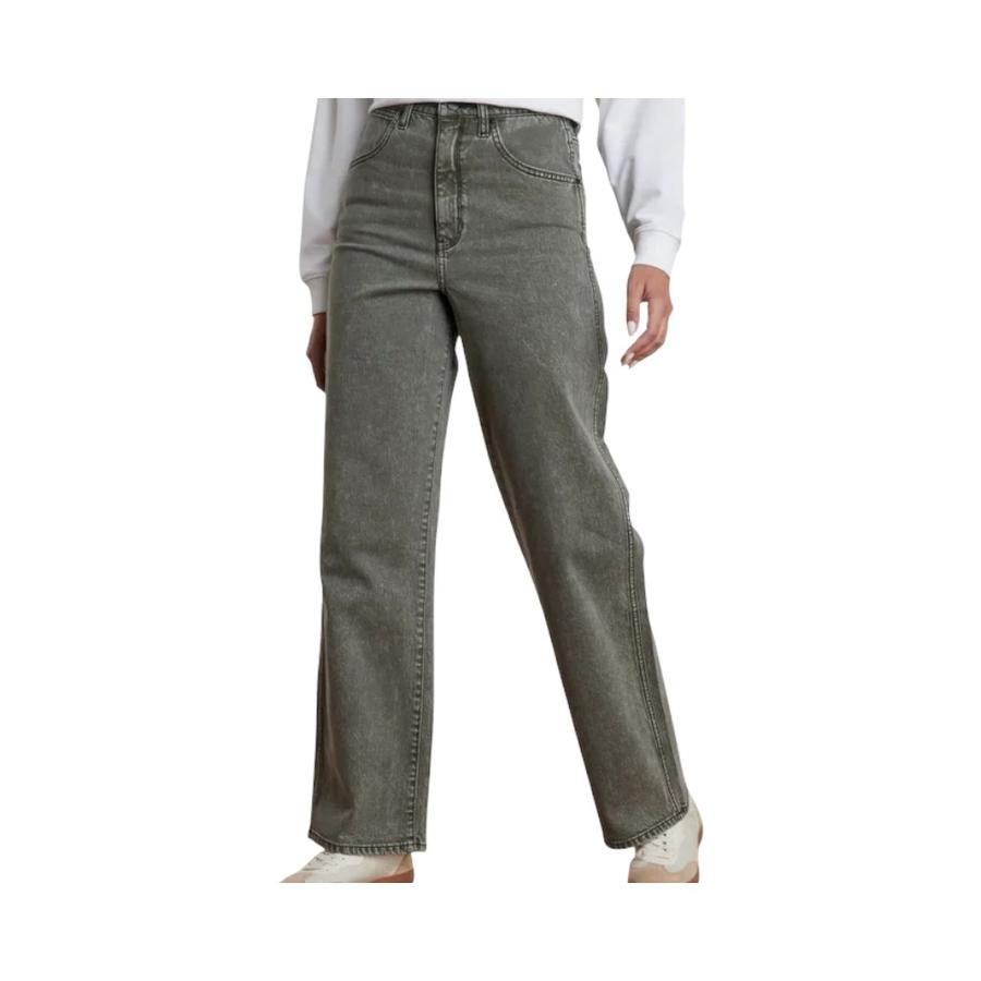 Jeans Mom Relaxed  Mujer Wrangler 145380 Gris