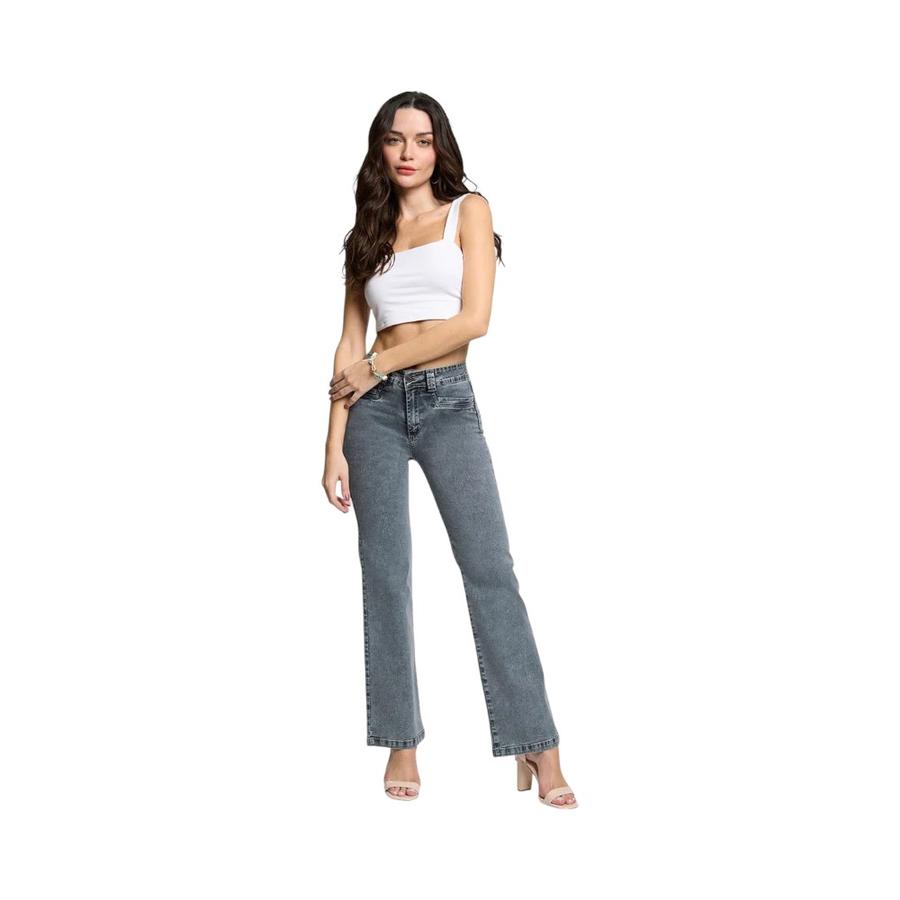 Jeans Recto Mujer Amalia Jeans 5290 Gris