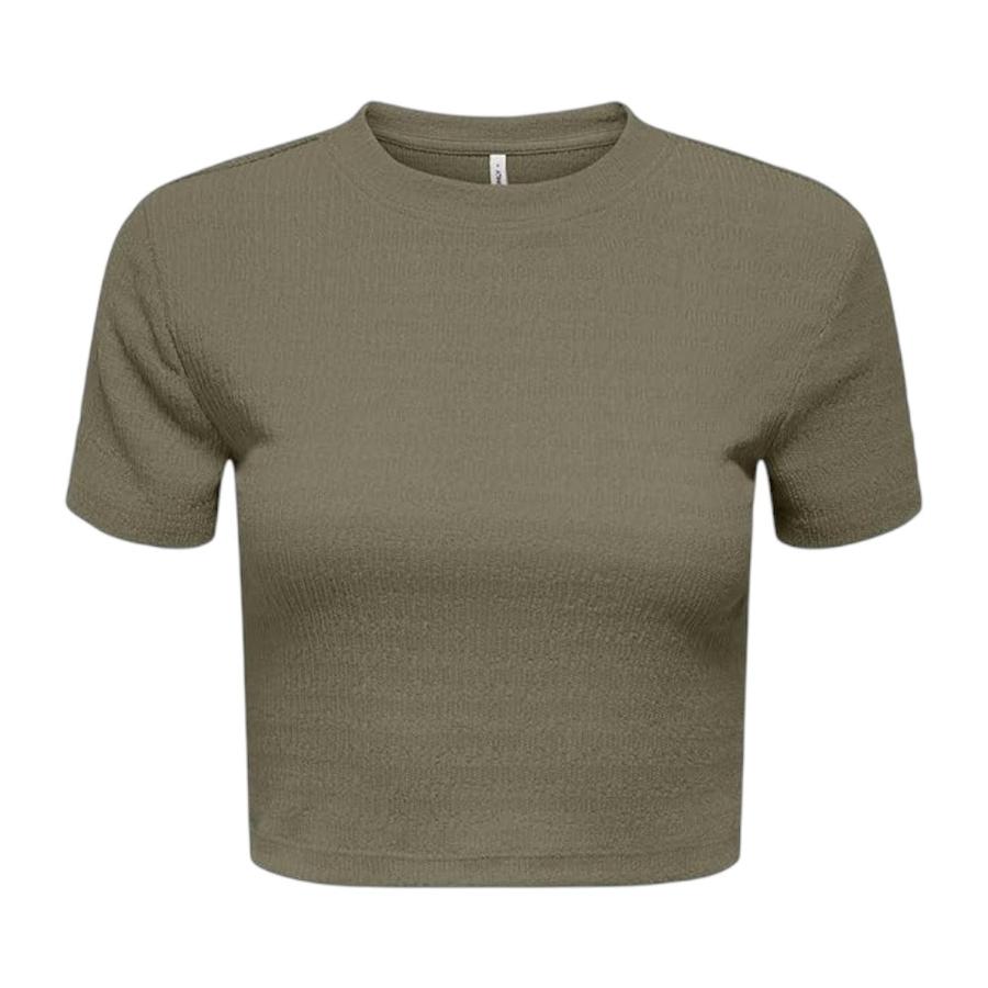 Polera Mujer Onlstella Crop 15350259 Verde