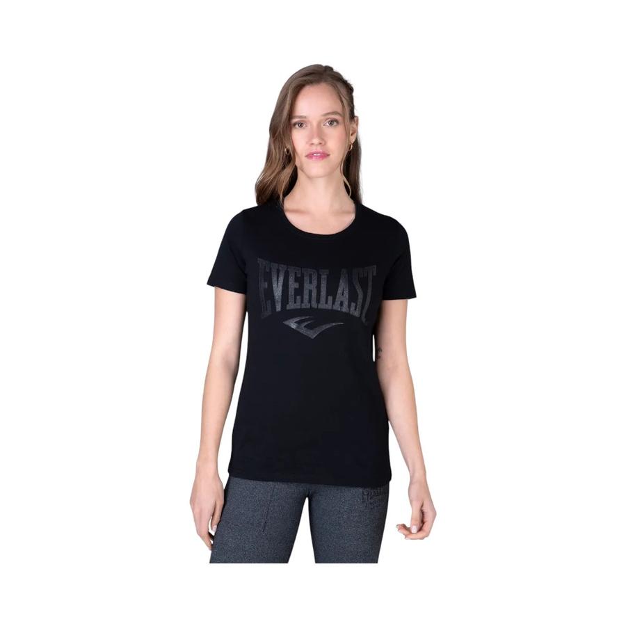 Polera Mujer Manga Corta Commodity Everlast 10030859 Negro