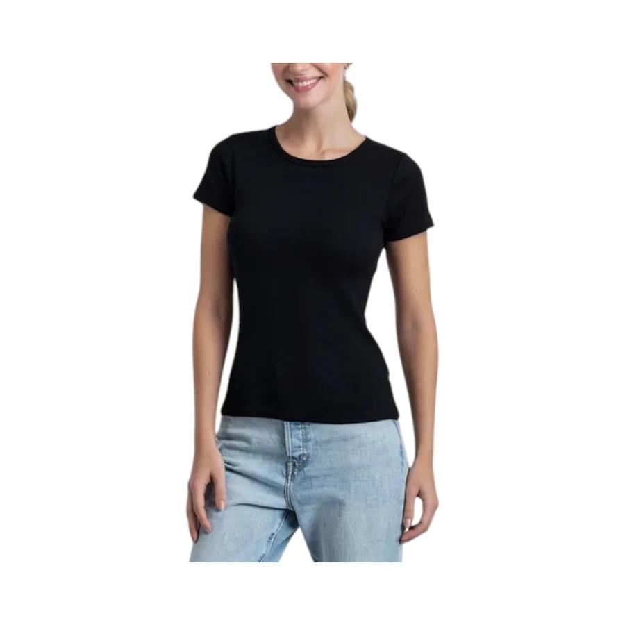 Polera manga corta Mujer Lady Genny K-727 Negro