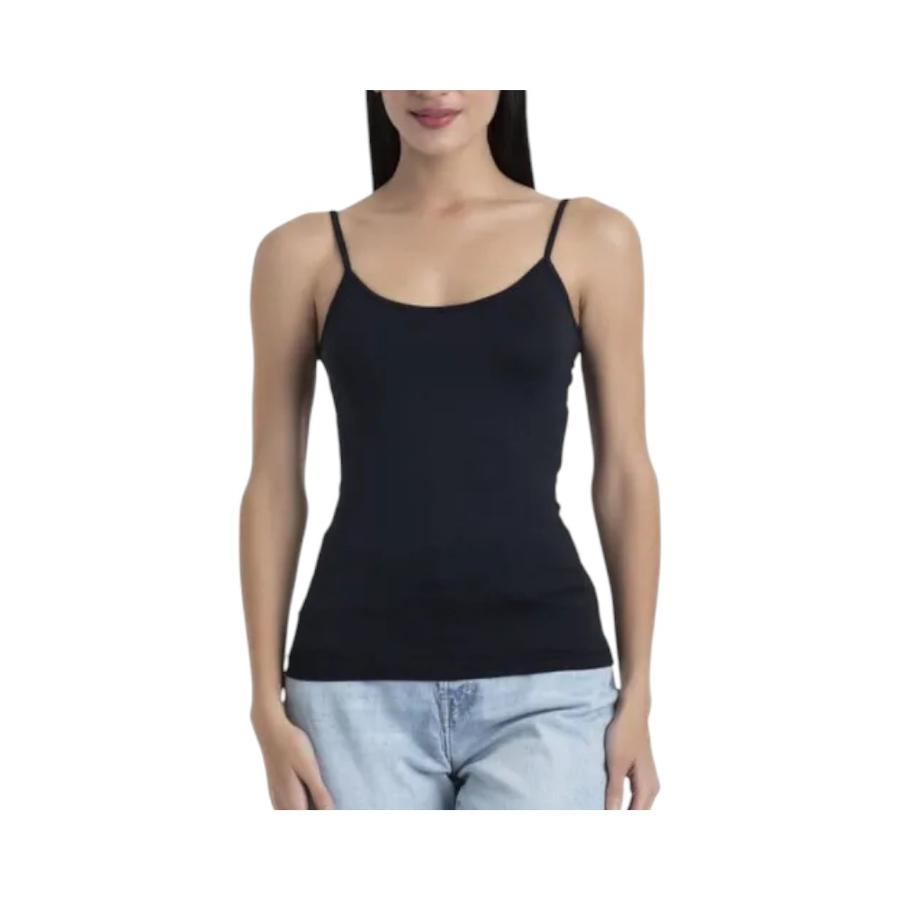 Camiseta pabilos microfibra Mujer Lady Genny K-427 Negro